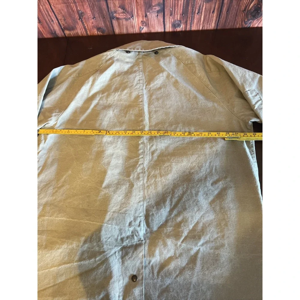 Australian Outback Collection Cotton  Duster Men Coat‎ Sz M Cape Missing Jacket